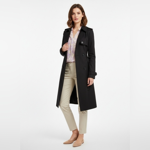 Coach Jackets & Blazers - Vintage Coach New York Women's Black Trench Coat. 17PTP